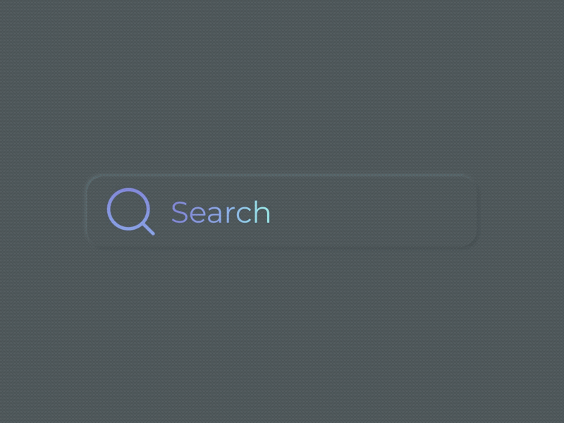 Search Bar | Daily UI #022 022 animation dailyui design gif gradient searchbar ui