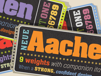 Dribbble Aachen 400x300 aachen font slab serif typography