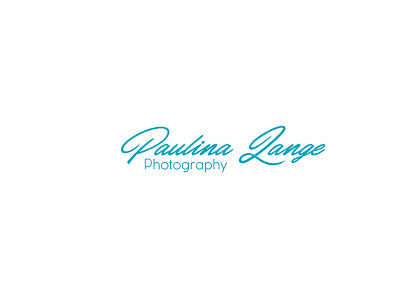 LOGO DESIGN FOR PAULINA LANGE PHOTOGRAPHY branding graphic design logo motion graphics