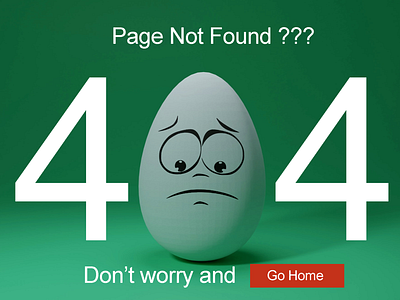 404 page design illustration typography ui