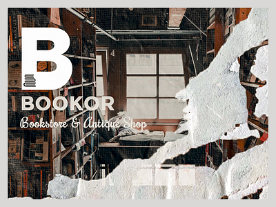 Bookor- logo mark branding design illustration logo typography