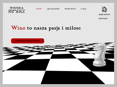 Winnica Rycerz/Knight Vineyard- polish wine brand- website branding design graphic design illustration logo typography ui