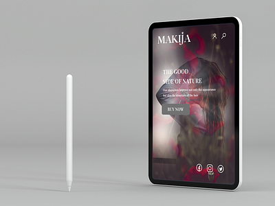 Makija- shampoo brand- landing page