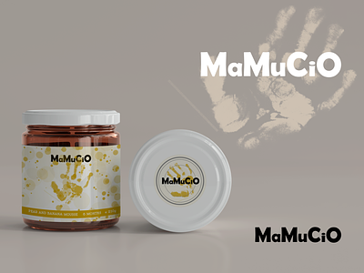 Mamucio- baby food brand- package, logo branding design graphic design illustration logo typography