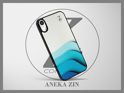 Aneka Zin- fashion brand- phone case mockup branding design graphic design illustration logo typography