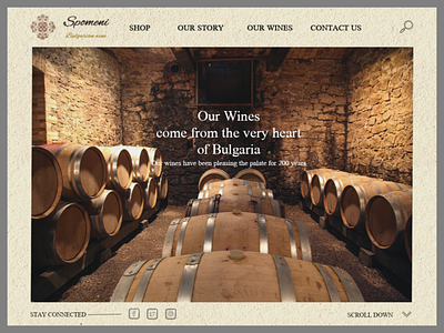 Spomeni-wine brand- landing page branding design graphic design illustration logo typography ui