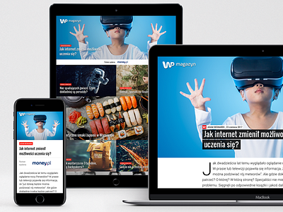 Magazyn.wp.pl magazine magazyn news newspaper polska productdesign story ui ux uxui wirtualna wirtualnapolska