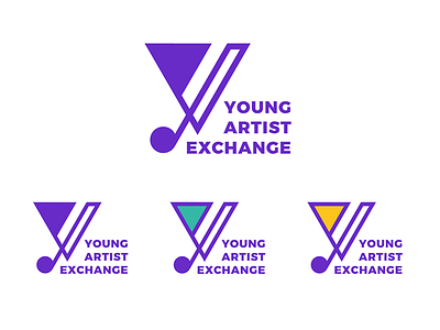 Young Artist Exchange Logo Design