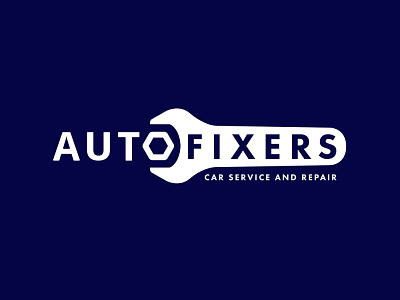 AUTO FIXERS adobe branding business design graphic design illustration logo