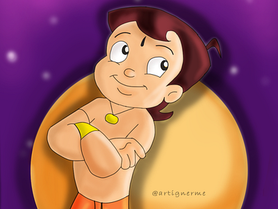 CHOTA BHEEM art illustration