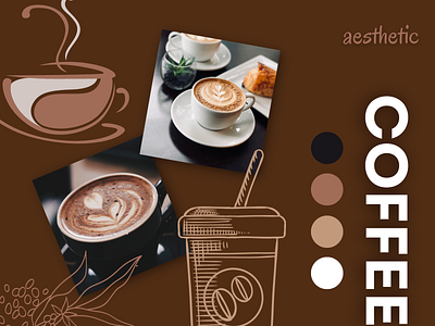 COFFEEBOARD 1 branding canva coffee graphic design moodboard