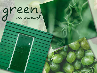 GREENIES 2 aesthetic canva dark graphic design green mood moodboard