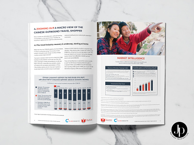 Chinese Travelers - Survey Report branding brochure design graphic design illustration infographics magazine marketing design report report design