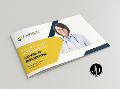 Medical Brochure design- Exeros branding brochure design graphic design healthcare design marketing design medical product brochure