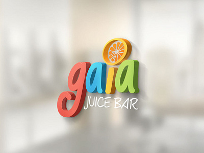 Logo Design - Gaia Juice Bar branding graphic design logo logo design marketing design
