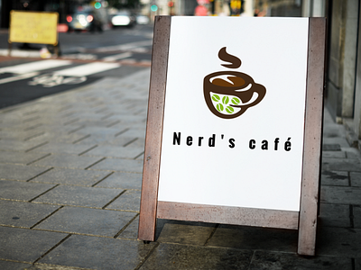 Coffee Cafe logo - Nerd's Cafe