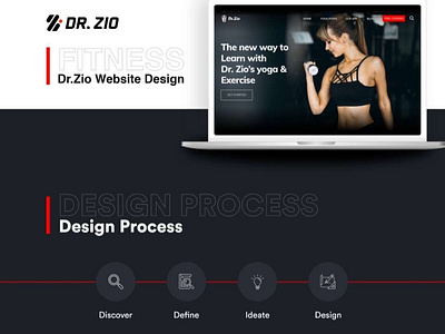 Fitness Website UIUX Design