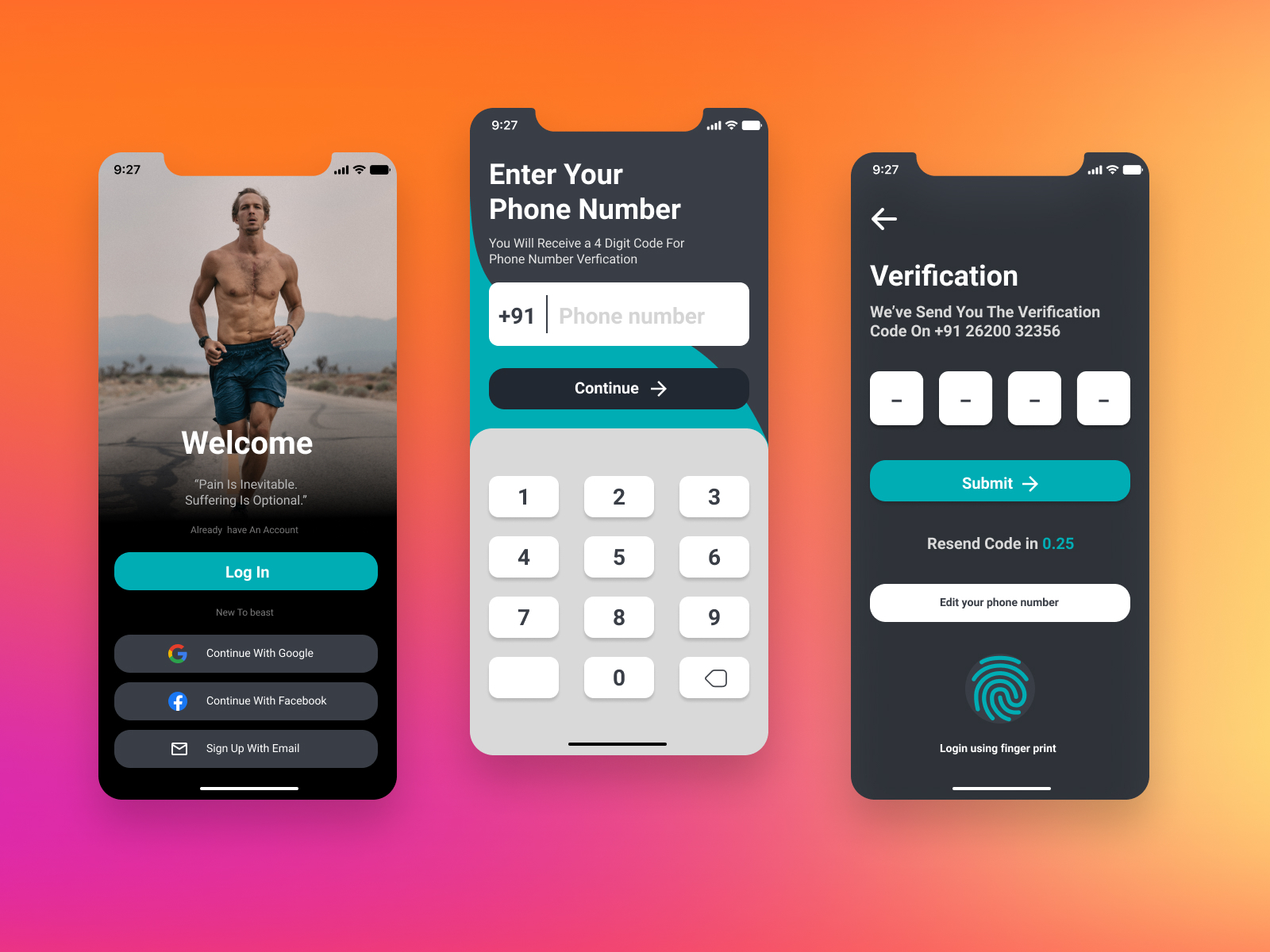 Fitness App Onboarding UI! by Dinesh kumar on Dribbble