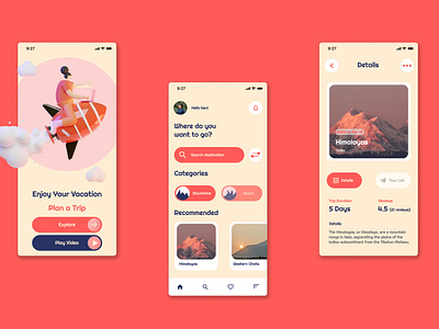 Mobile App Design for Travel Freak!
Travel D