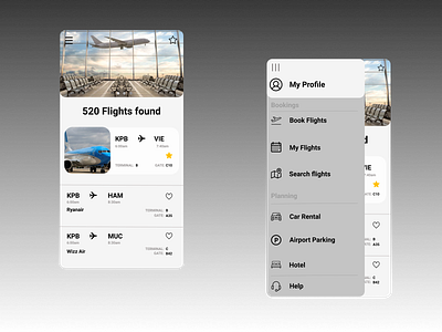 Concept App for searching aviatickets aviatickets concept design flight tickets ui