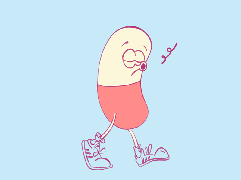 walking into the weekend by Aidan Jude on Dribbble