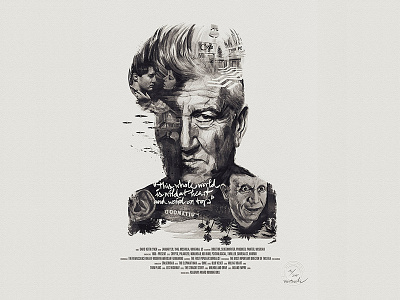 David Lynch, Director Portraits david director giclée lynch movie portraits print