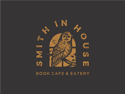 Smith In House book cafe coffee night owl window