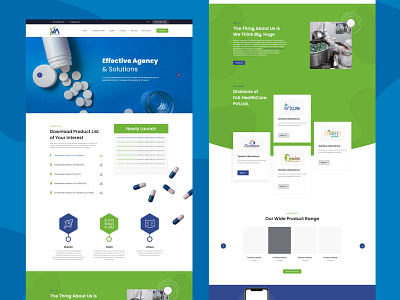 Pharmaceutical Landing Page