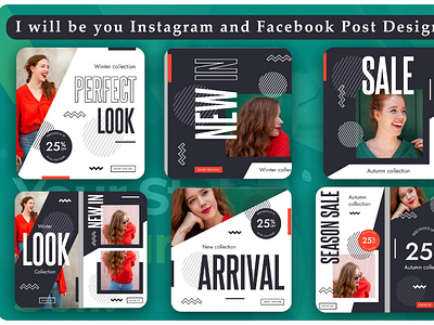 Social Media Template Design Insta or FB