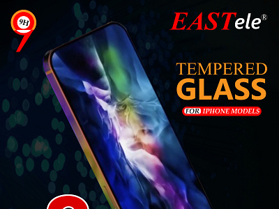eBay Product Image Design for iPhone for Tempered Glass. 3d ebay produc image design ebay product design ebay product image graphic design illustration image design typography vector