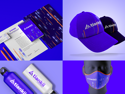 Tiankii - Fintech Solution - Applications branding concept design graphic design