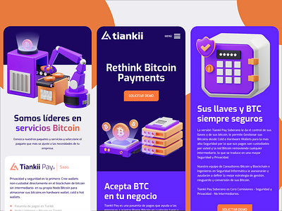 Tiankii - Fintech Solution - Website Design