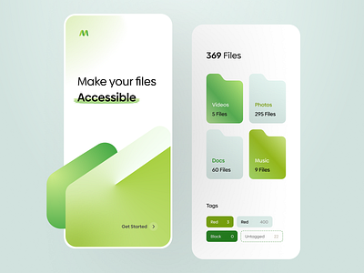 File app - Creative UI 3d animation app branding design graphic design icon illustration logo mobileapp motion graphics typography ui ux vector