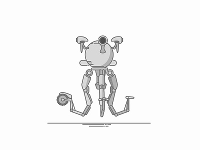Mr. Handy Robotic Butler fallout 4 handy sketch