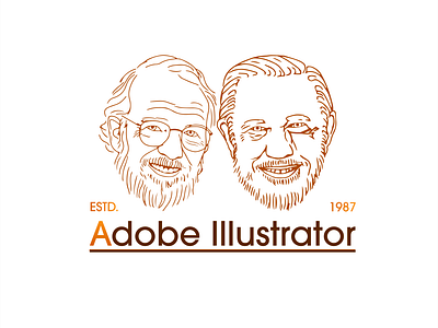 Redesign of Adobe Illustrator Logo in Portraiture Style