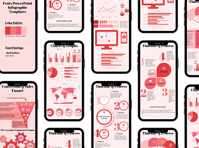 Fenix PowerPoint Infographic Templates graphic design infographic design ppt infographic