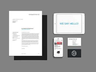 nerd identity apps business card corporate identity hello logo mobile stationary vcard