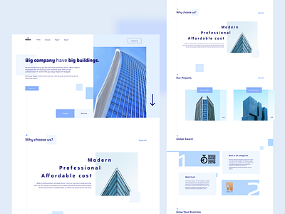 Meton - Architecture Landing Page