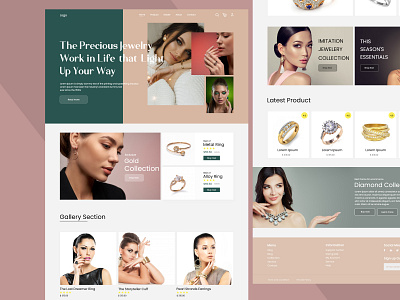 JEWELLERY adobe illustration adobe photoshop branding buildwebsite design graphic design graphics illustration logo logo design photo editing ui web design web development website design