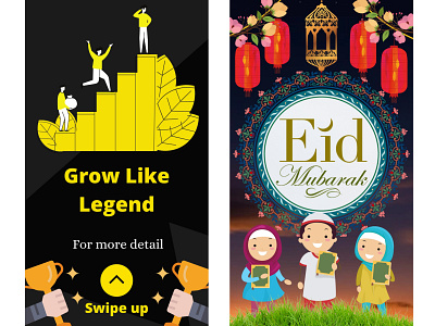 Professional Eid Mubarak Instagram story design eid eid mubarak feast festival grow insta instagram instagram post instagram strory mubarak muslim post story success