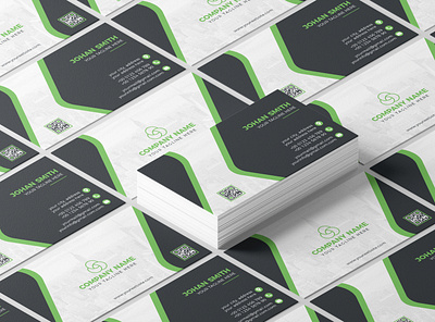 Corporate Green Business Card Design Template By Graphic Panda 2022 business card brand identity business business card business card design business cards card company card corporate business card graphic panda id card identity cad logo luxury business card minimal modern business card name card professional business card unique visiting card