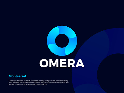 OMERA Modern Logo Design