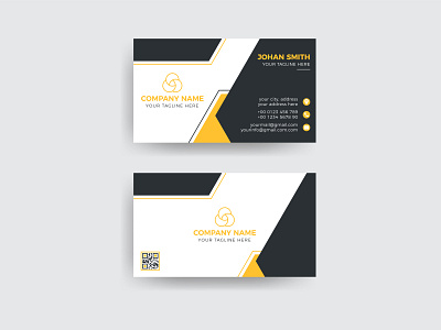 Luxury corporate business card template design