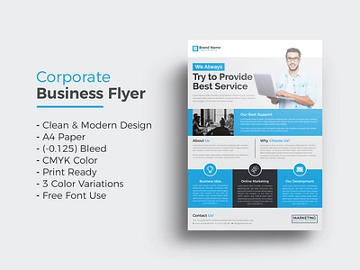 Corporate Business Flyer Design a4 advertisement banner brochure business business flyer corporate corporate flyer creative flyer flyer artwork flyer design flyer template flyers leaflet letterhead poster design print professional template trifold