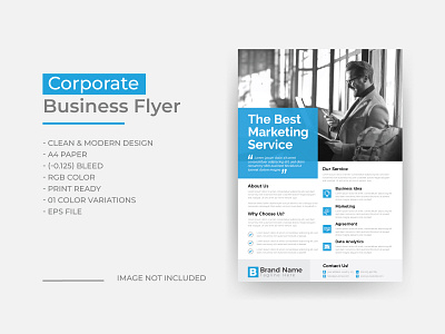 Corporate Business Flyer Design a4 agency banner brand identity business business flyer corporate corporate flyer creative creative flyer flyer flyer artwork flyer design flyer template leaflet marketing poster print print item template