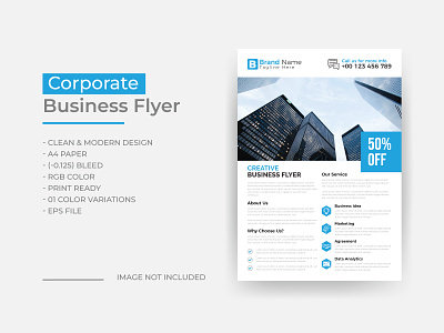 Corporate & Creative Business Flyer a4 agency brand identity brochure business business flyer corporate corporate flyer creative flyer flyer artwork flyer design flyers leaflet marketing poster print print items professional flyer proposal