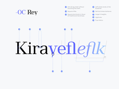Plume typography anatomy font oc rey plume serif typeface typography
