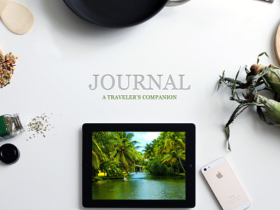 Journal - A Traveler's Companion food green journal kerala sketch travel