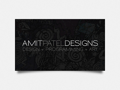 Retired Stationary amit apd business card cards designs patel personal portfolio