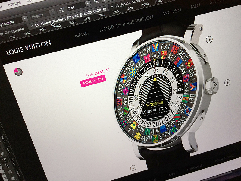 Louis Vuitton / Working Comp by Amit Patel on Dribbble